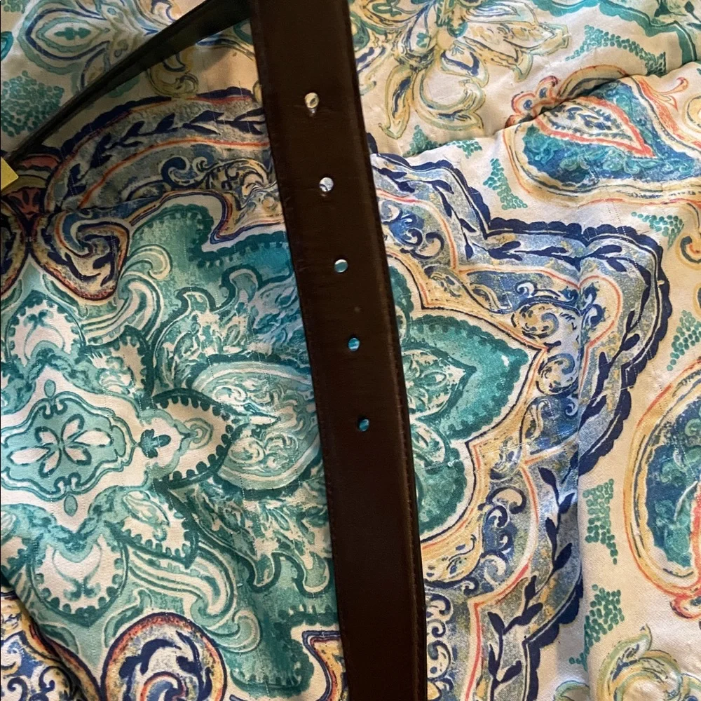 Coach Two Tone Gold Buckle Belt 44